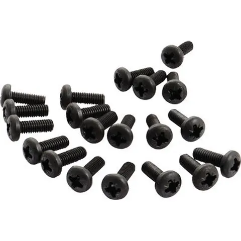 Adam Hall 5410BLK Rack Screw Pack Negro – imagen 2