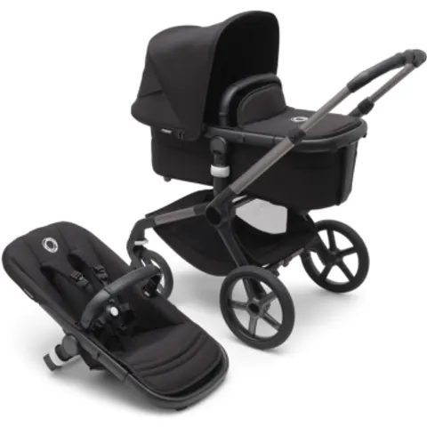Bugaboo FOX 5 Negro/ Negro/ Misty White – imagen 4