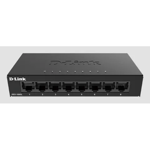 Switch de 8 Puertos D-link DGS-108 10/100/1000Mbps – imagen 4