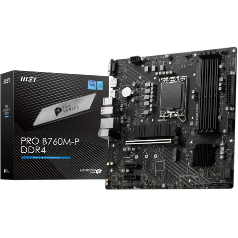 MSI Placa Base PRO B760M-P DDR4 – imagen 2