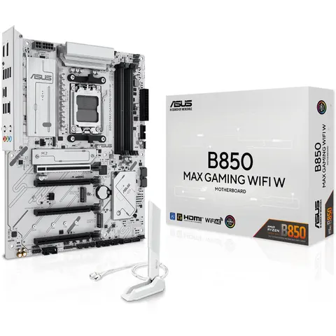 Asus Placa Base B850 MAX Gaming WiFi White – imagen 2