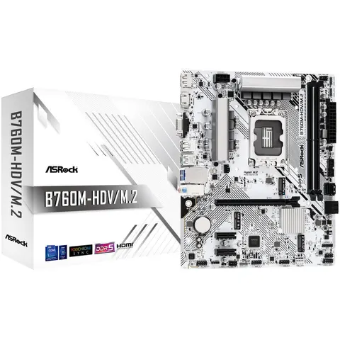 ASRock Placa Base B760M-HDV/M.2 D5 – imagen 3