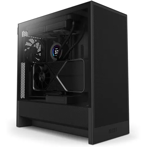 NZXT Torre ATX H5 Flow Compact Negra – imagen 2