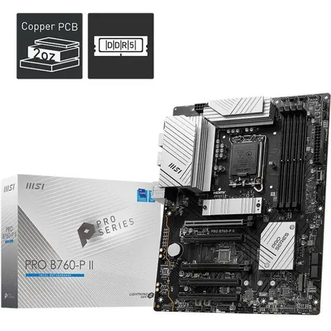 MSI Placa Base PRO B760-P II – imagen 2