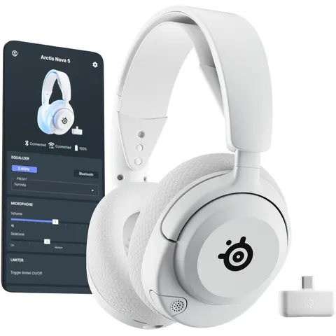 Steelseries Arctis Nova 5P Wireless Blanco – imagen 2