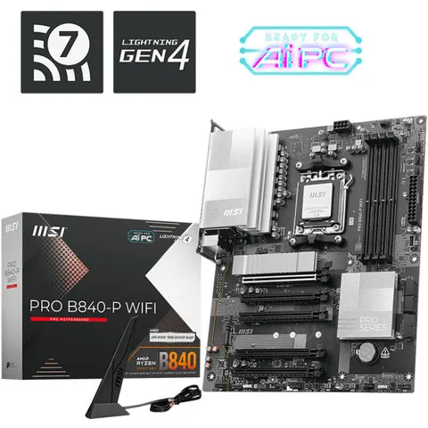 MSI Placa Base PRO B840-P WIFI – imagen 3