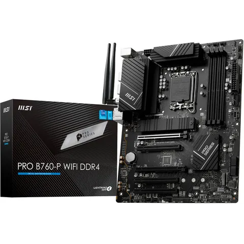 MSI Placa Base PRO B760-P WIFI DDR4 – imagen 2
