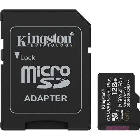 Kingston Technology 128GB microSDXC Canvas Select Plus Gen3 150MB/s A1 – imagen 5