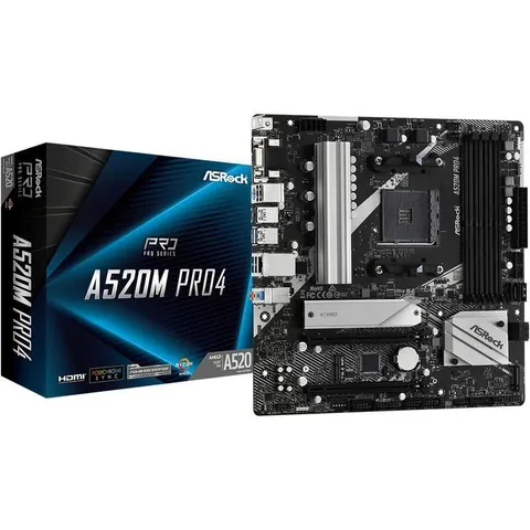ASRock Placa Base A520M Pro4 – imagen 2