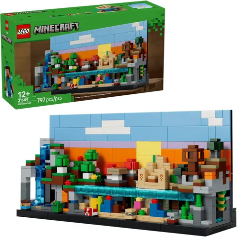 Lego Minecraft: Minibiomas, 797 Piezas (21589) – imagen 2