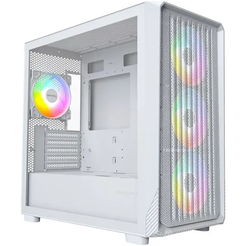 Montech Caja Micro-ATX X5M ARGB Blanco – imagen 2