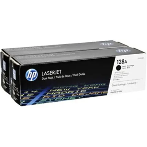 CE320AD Pack 2 toners negros HP 128A – imagen 2