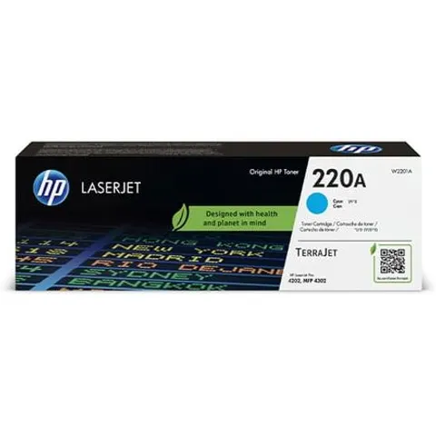 HP 220A (W2201A) toner cian – imagen 2