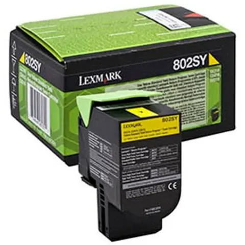 Lexmark 802SY (80C2SY0) toner amarillo – imagen 2