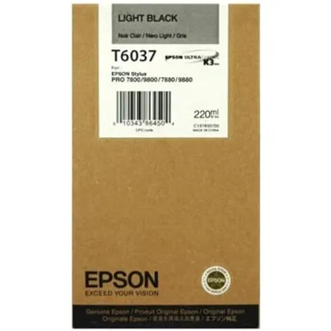Epson Cartucho T603700 gris – imagen 2