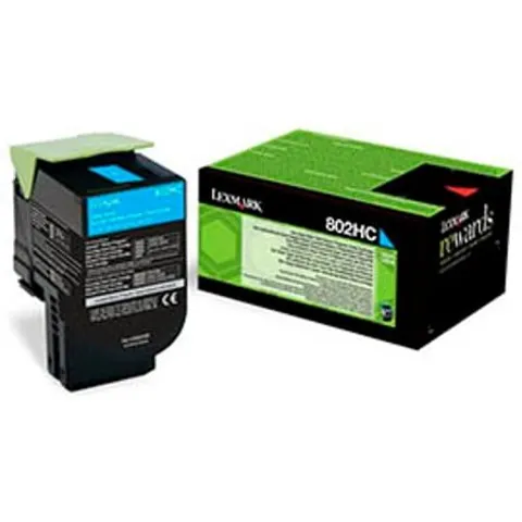 Lexmark 802HC (80C2HC0) toner cian XL – imagen 2