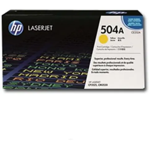 HP 504A (CE252A) toner amarillo – imagen 2