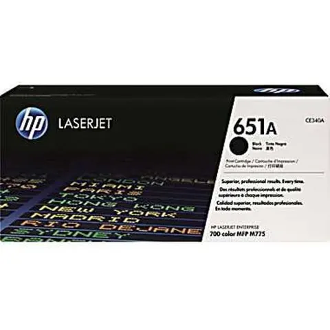 HP 651A (CE340A) toner negro – imagen 2