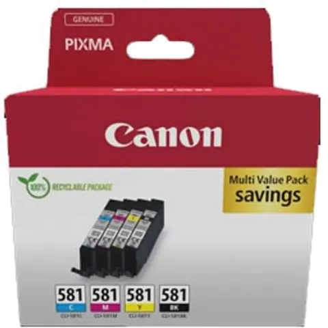 Canon CLI-581 multipack BK/C/M/Y – imagen 2