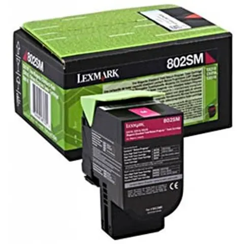 Lexmark 802SM (80C2SM0) toner magenta – imagen 2