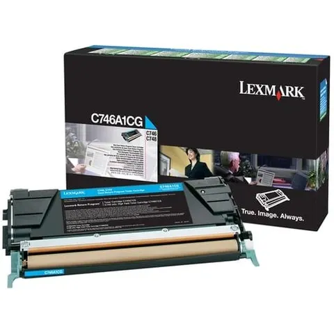 Lexmark C746A1CG toner cian – imagen 2