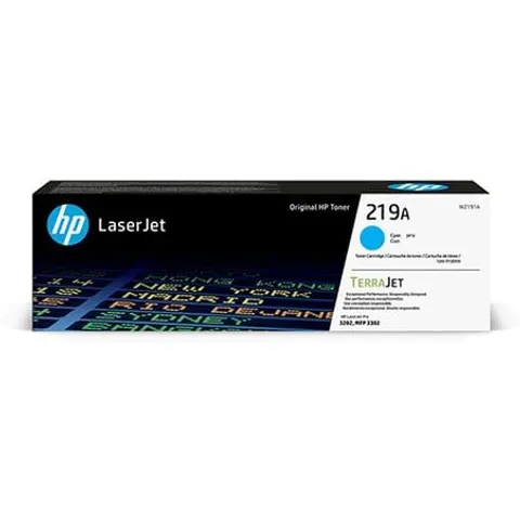 HP 219A (W2191A) toner cian – imagen 2