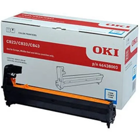 Oki 46438003 tambor cian – imagen 2