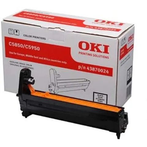 C5850 C5950 Tambor negro (OKI 43870024) – imagen 2