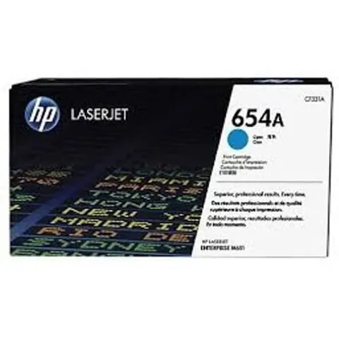 HP 654A (CF331A) toner Cian – imagen 2
