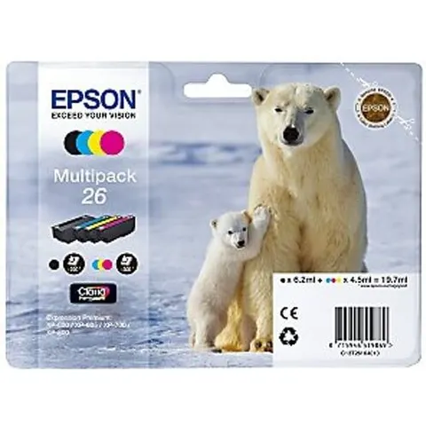 Epson 26 (T2616) Pack 4 colores – imagen 3