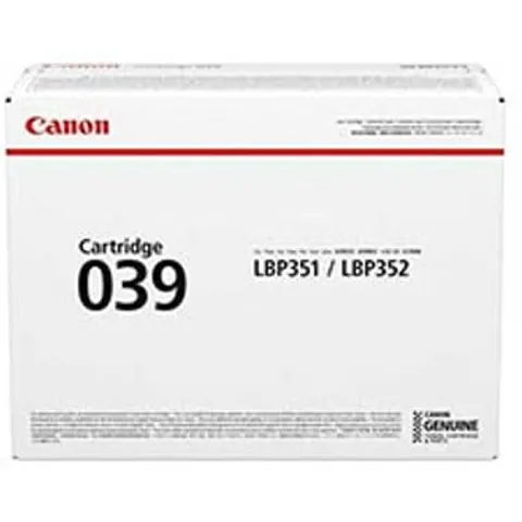 Canon 039 BK toner negro – imagen 2