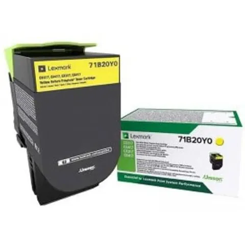 Lexmark 71B20Y0 toner amarillo – imagen 2