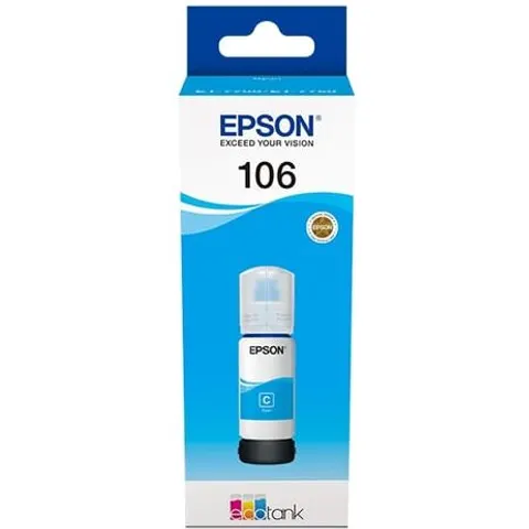 Epson 106 botella de tinta cian – imagen 2