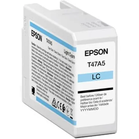 Epson T47A5 Original Cian claro – imagen 2