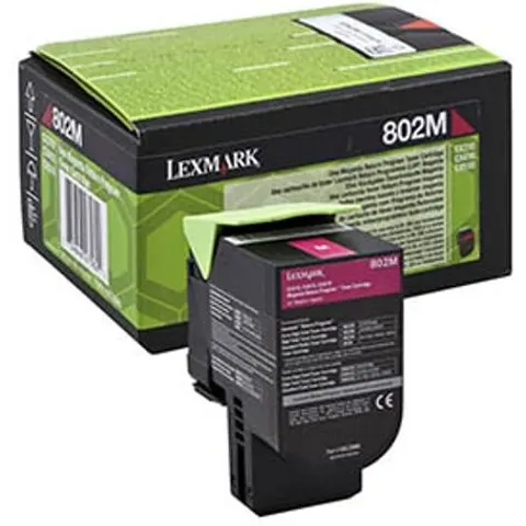 Lexmark 802M (80C20M0) toner magenta – imagen 2