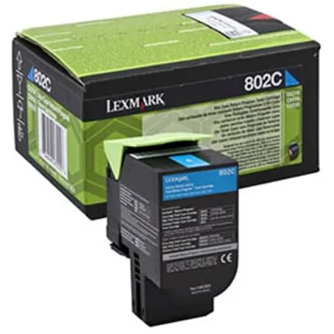 Lexmark 802C (80C20C0) toner cian – imagen 2