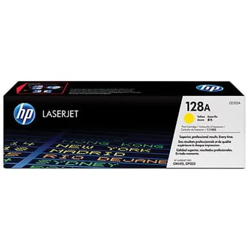 HP 128A (CE322A) toner amarillo – imagen 1
