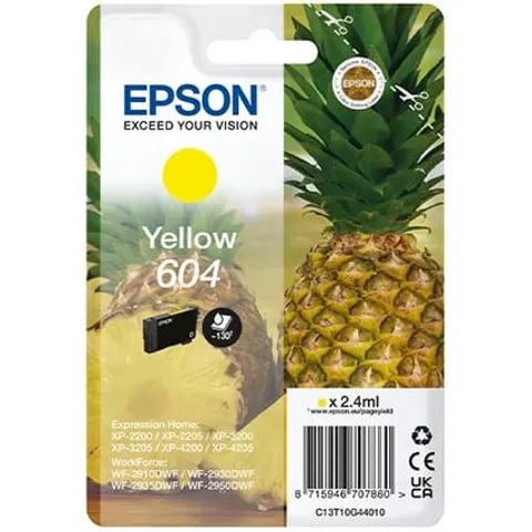 Epson 604 cartucho de tinta amarillo – imagen 2