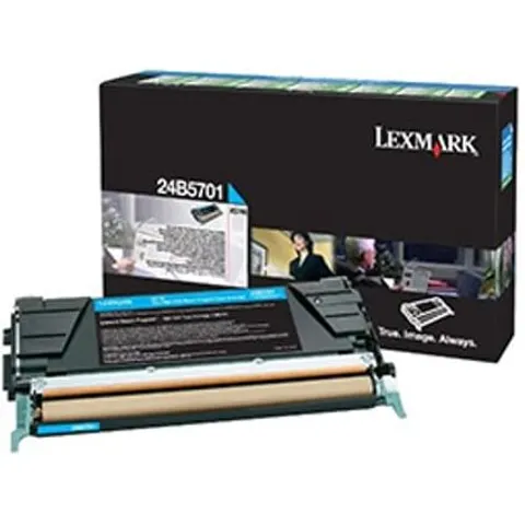 Lexmark 24B5701 toner cian – imagen 2