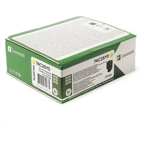 Lexmark 74C2SY0 toner amarillo XL – imagen 2