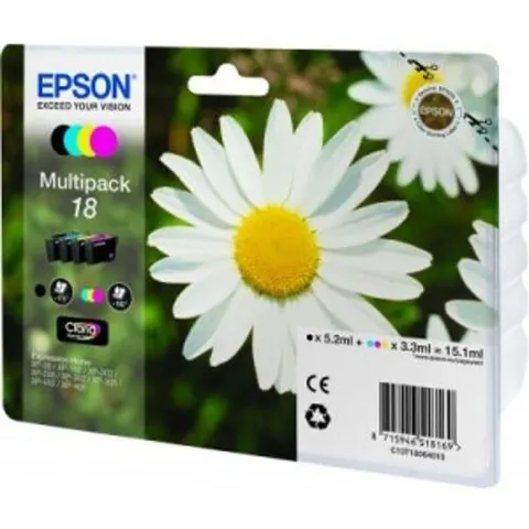 Epson 18 (T1806) Multipack 4 colores – imagen 2