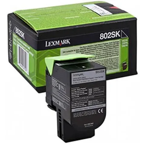 Lexmark 802SK (80C2SK0) toner negro – imagen 2