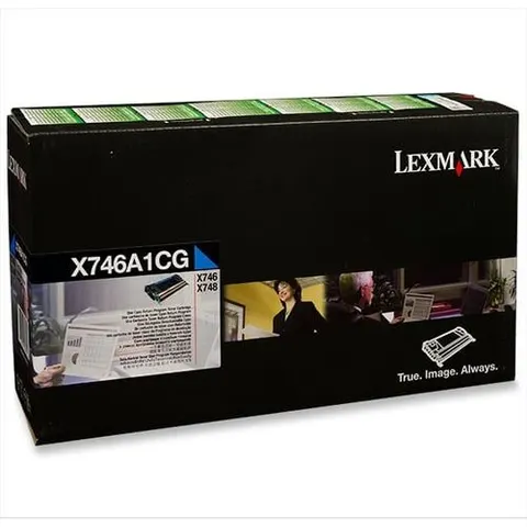 Lexmark X746A1CG toner cian – imagen 2