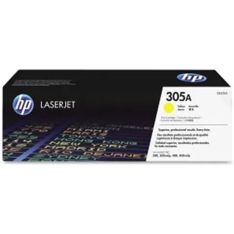 HP 305A (CE412A) toner amarillo – imagen 2