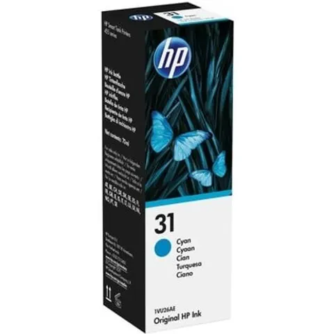 HP 31 botella de tinta cian – imagen 2