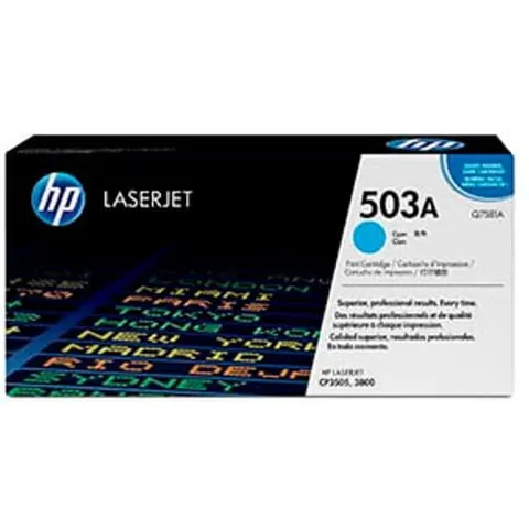 HP Q7581A toner cian 503A – imagen 2