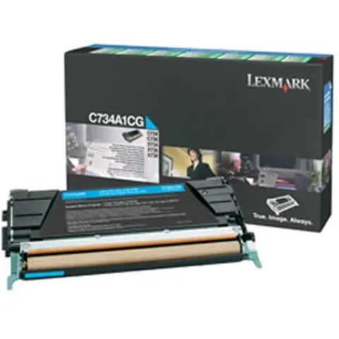 Lexmark C734A1CG toner cian – imagen 2