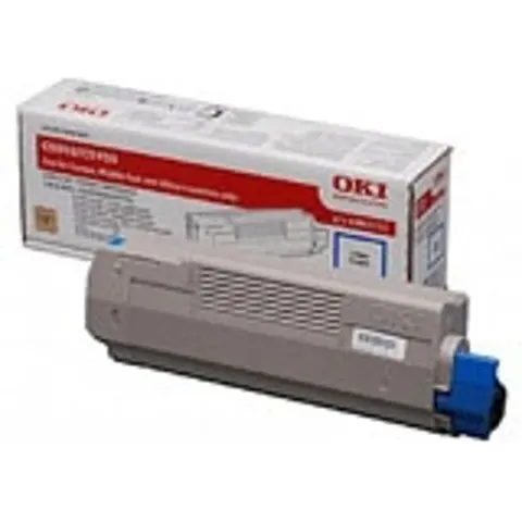 C5850 C5950 toner cian (OKI 43865723) – imagen 2
