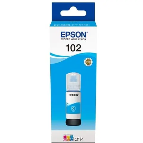 Epson 102 botella de tinta cian – imagen 2