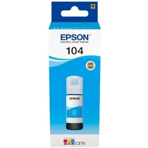 Epson 104 botella de tinta cian – imagen 2